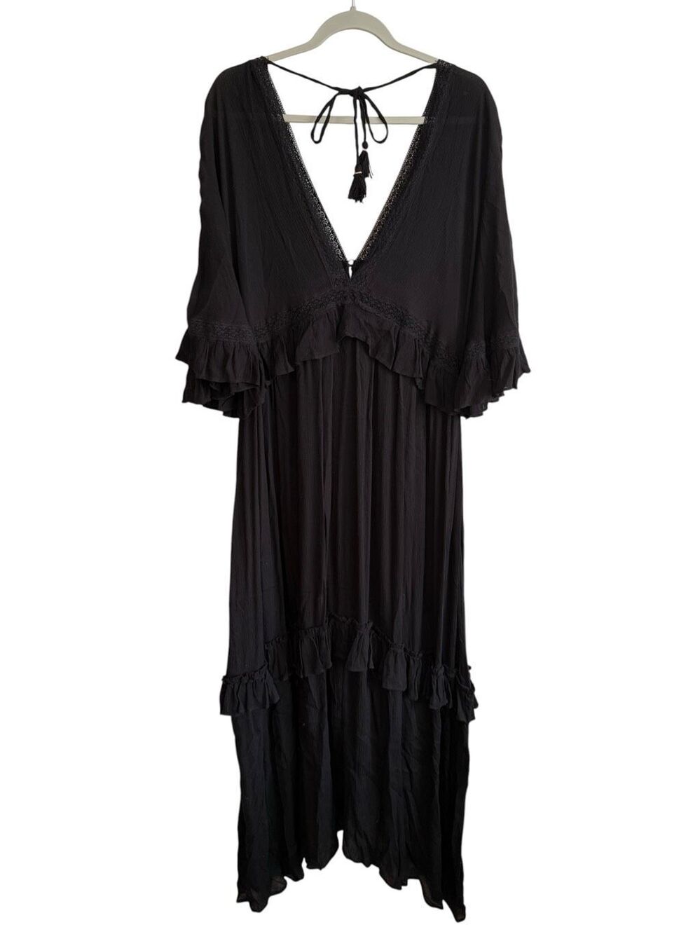Free People Paradiso Maxi Dress Black Size XS - Picture 3 of 6